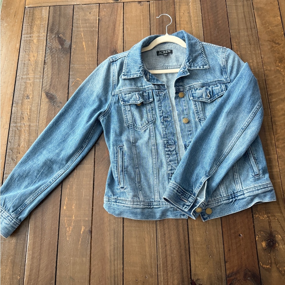 J.Crew Soft Blue Denim Jacket